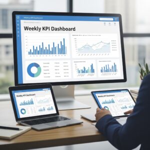 Weekly KPI Goal Dashboard